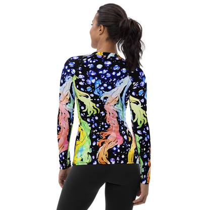 Women's Rash Guard - Celestial Serenade