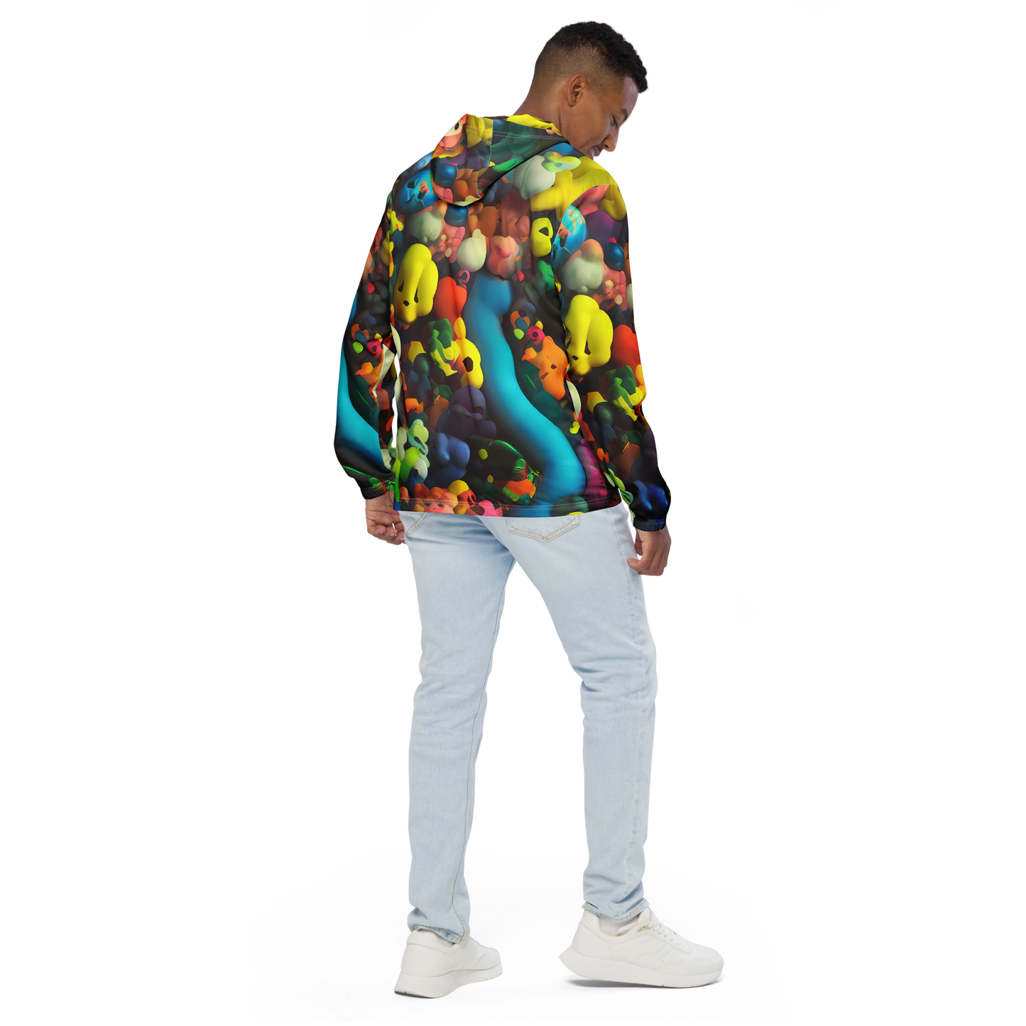 Men's Windbreaker - Bubble Pop Art