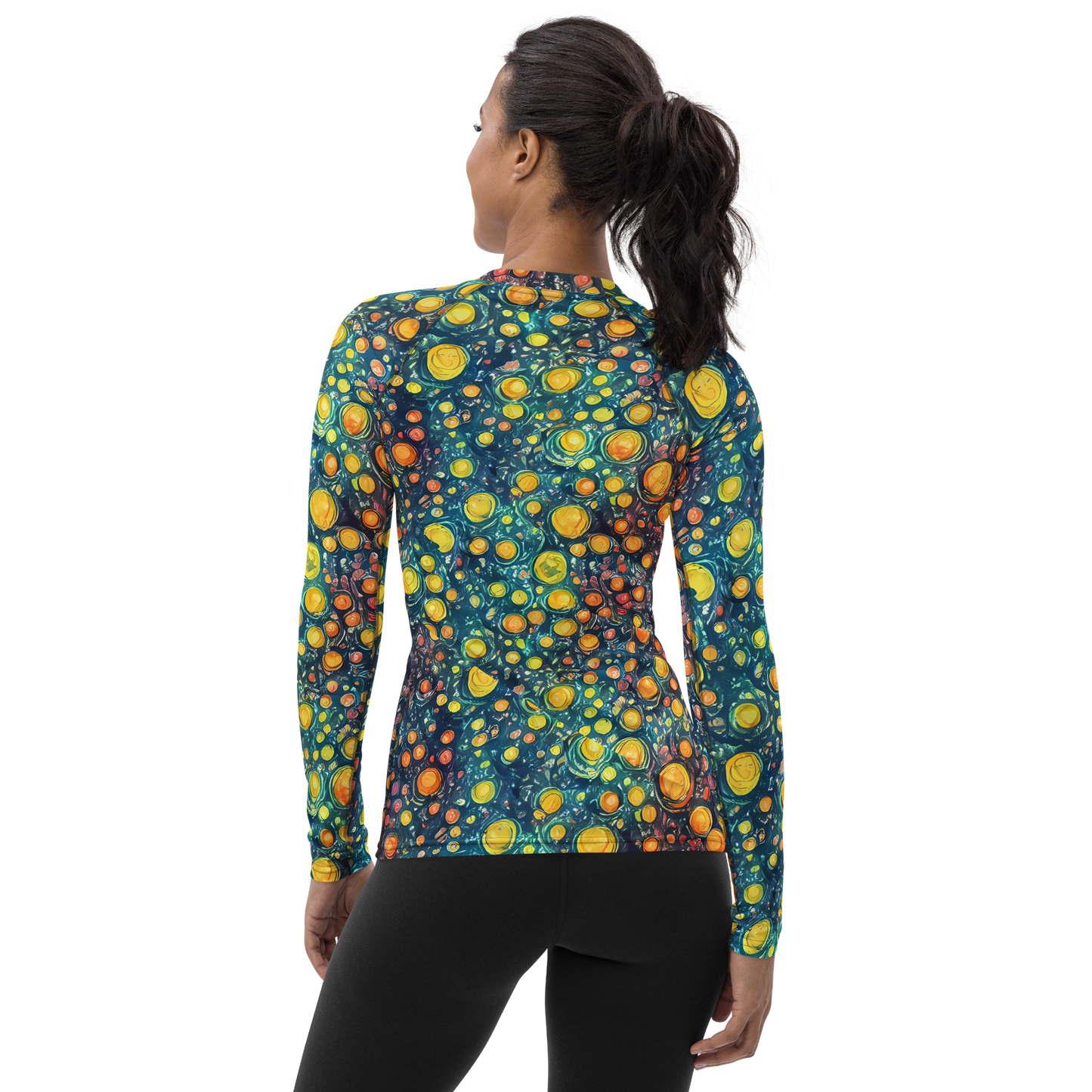 Women's Rash Guard - Starry Orbits