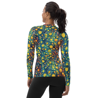 Women's Rash Guard - Starry Orbits