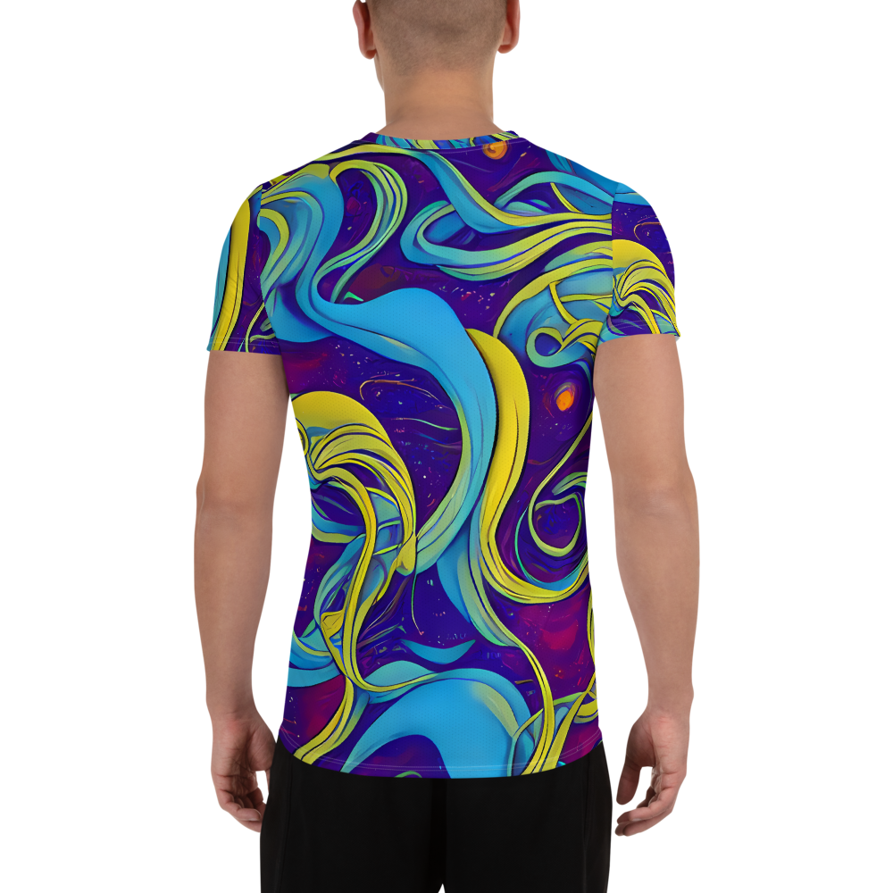 Men's Athletic T-Shirt - Stellar Swirls