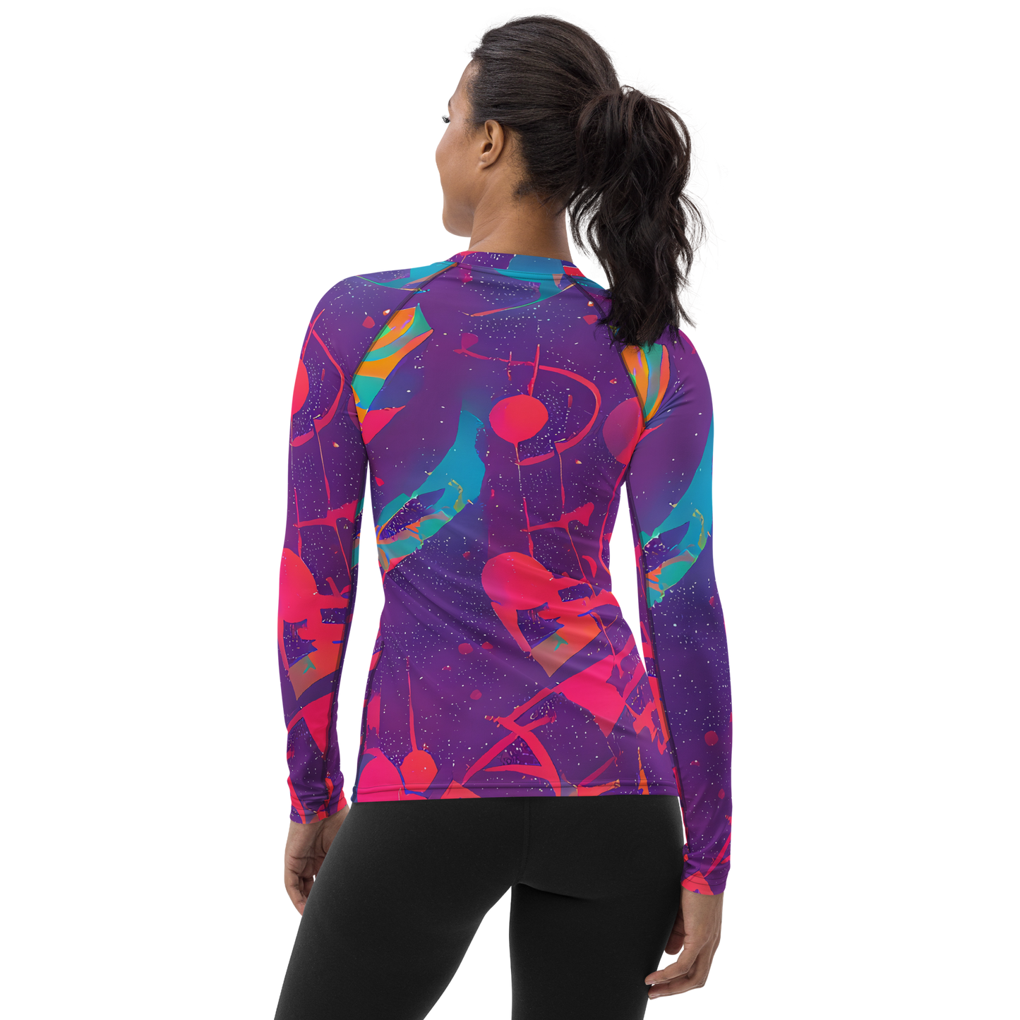 Women's Rash Guard - Spheric Rhapsody