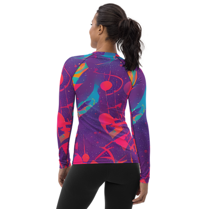 Women's Rash Guard - Spheric Rhapsody