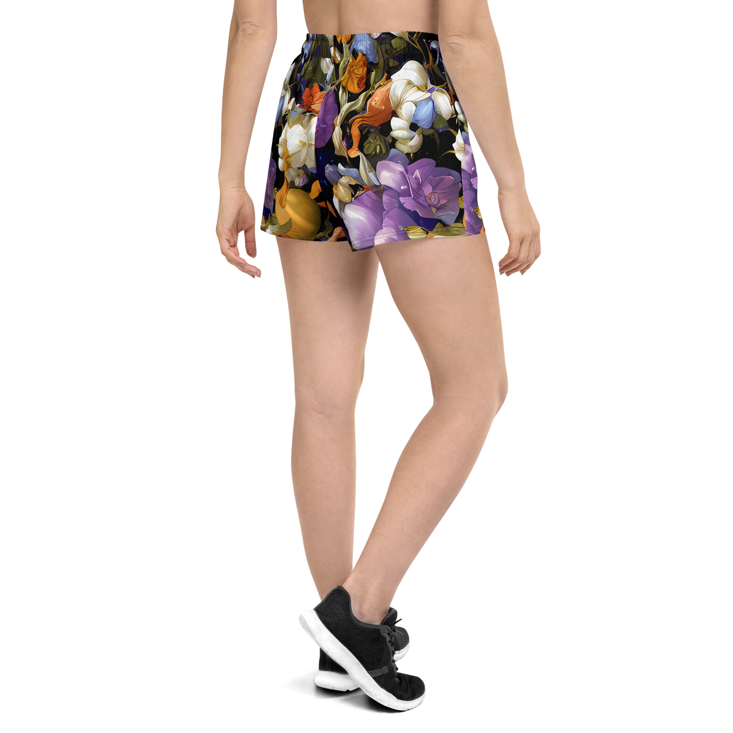 Women’s Athletic Shorts - Blooming Cosmos