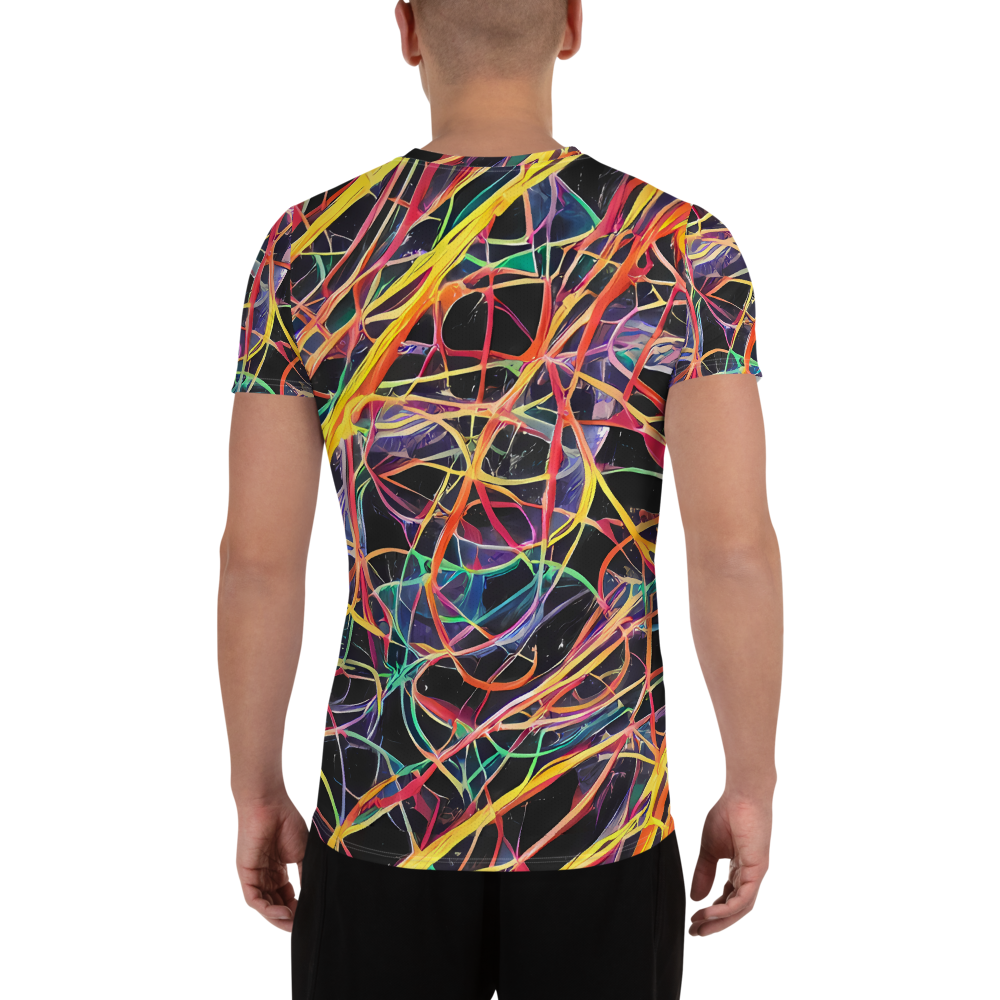 Men's Athletic T-Shirt - Acconci Twirl