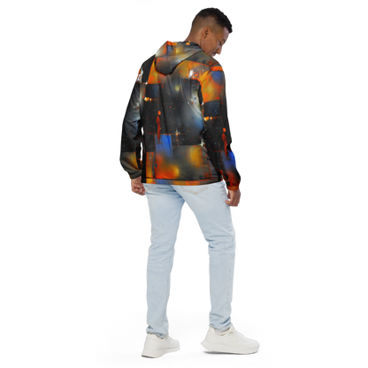 Men's Windbreaker - Monet's Matrix