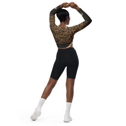 Long Sleeve Crop Top - Ether Whorls