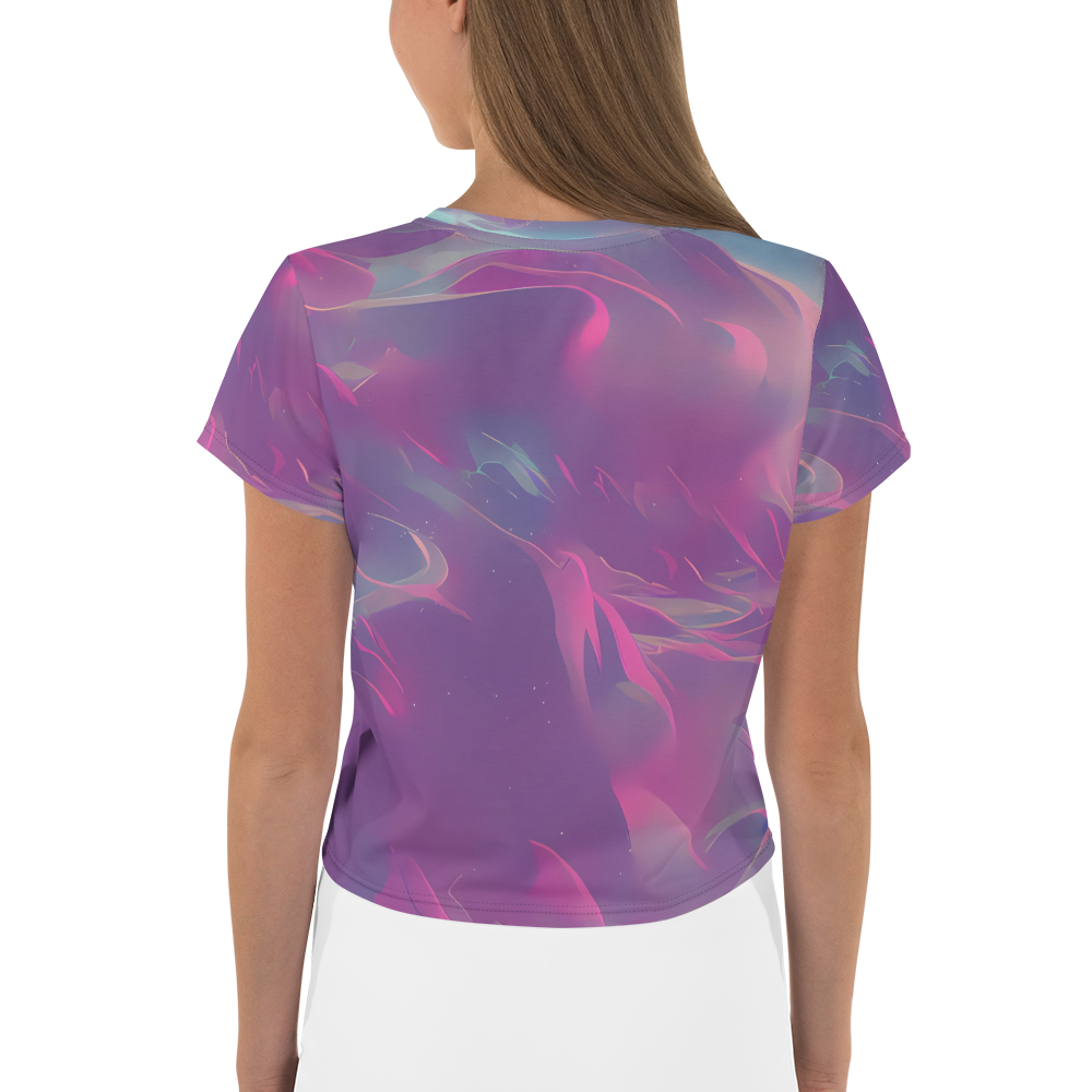 Women's Crop Tee - Dreamscape Swirl