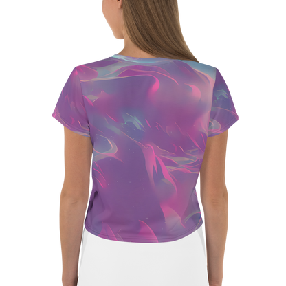 Women's Crop Tee - Dreamscape Swirl