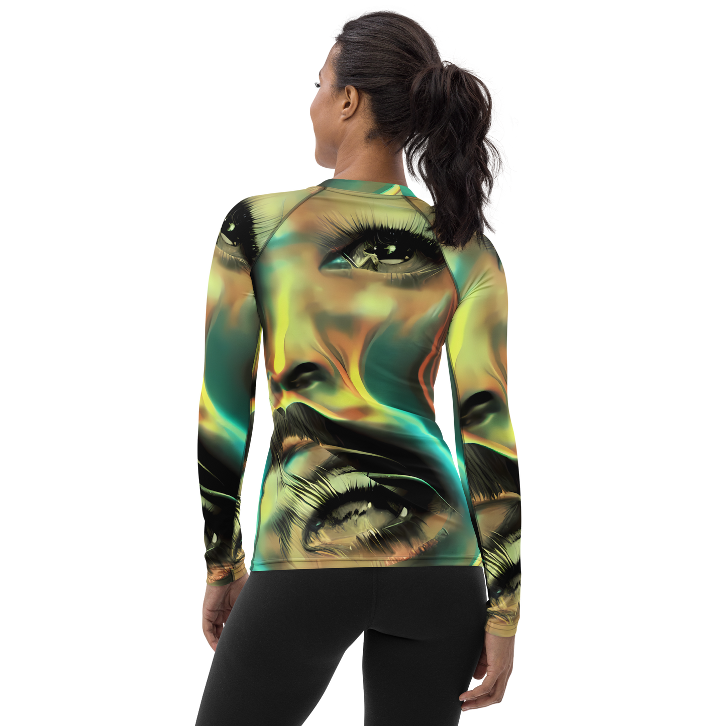 Women's Rash Guard - Newtonian Visage