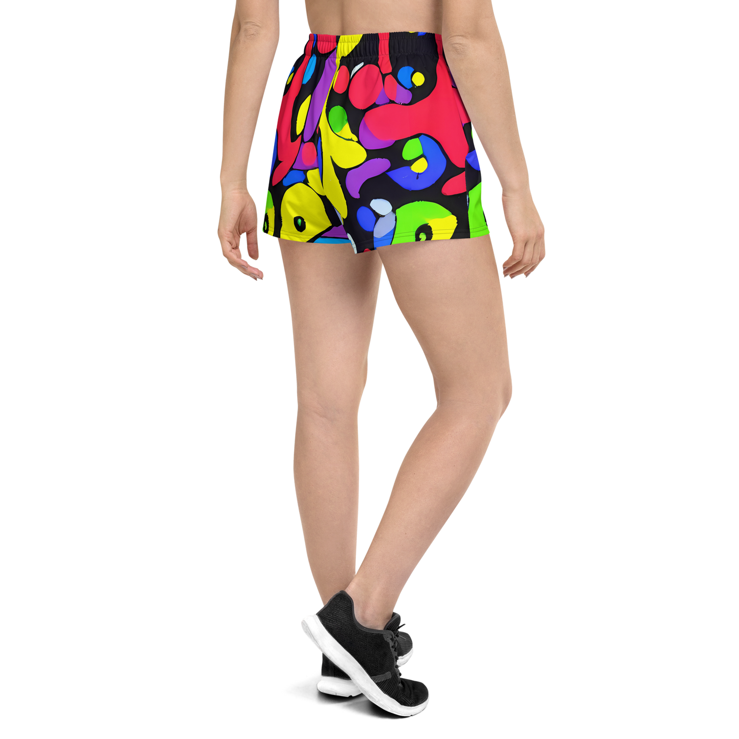 Women’s Athletic Shorts - Miró's Mosaic