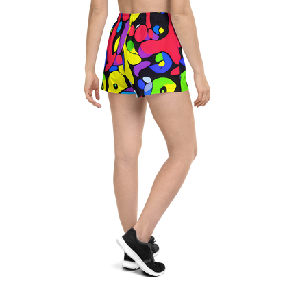 Women’s Athletic Shorts - Miró's Mosaic