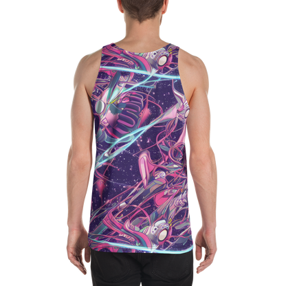 Men's Tank Top - Neo-Tokyo Twirl