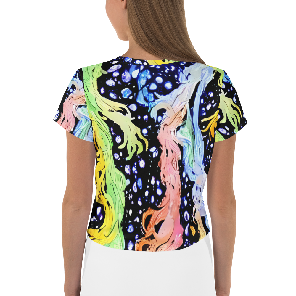 Women's Crop Tee - Celestial Serenade