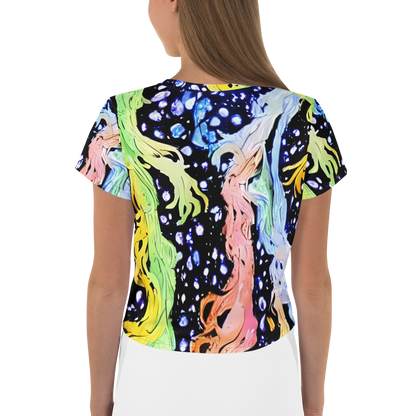 Women's Crop Tee - Celestial Serenade