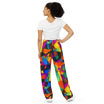 Wide-Leg Pants - Galactic Jigsaw