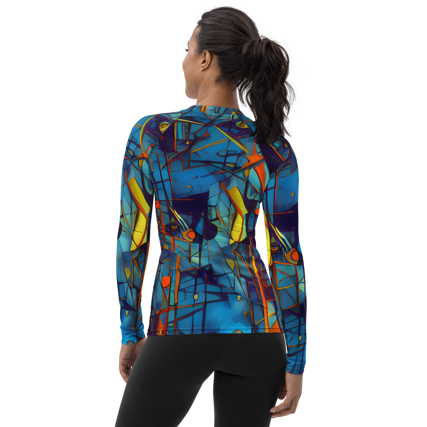 Women's Rash Guard - Abstract Eddy