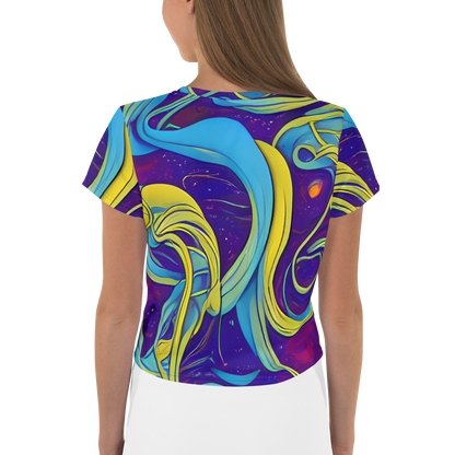 Women's Crop Tee - Stellar Swirls