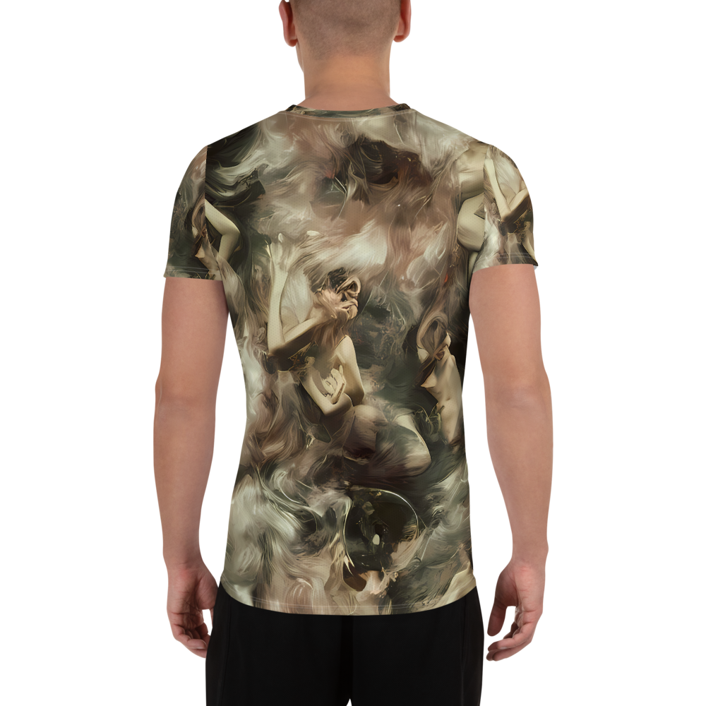 Men's Athletic T-Shirt - Ceramic Swirl