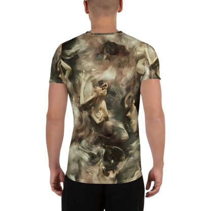 Men's Athletic T-Shirt - Ceramic Swirl