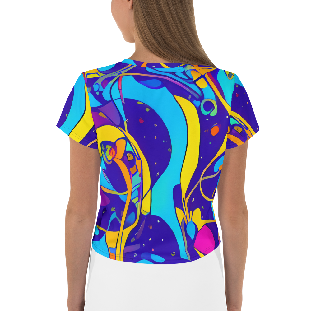 Women's Crop Tee - Spectral Tangle