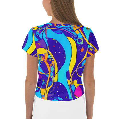 Women's Crop Tee - Spectral Tangle