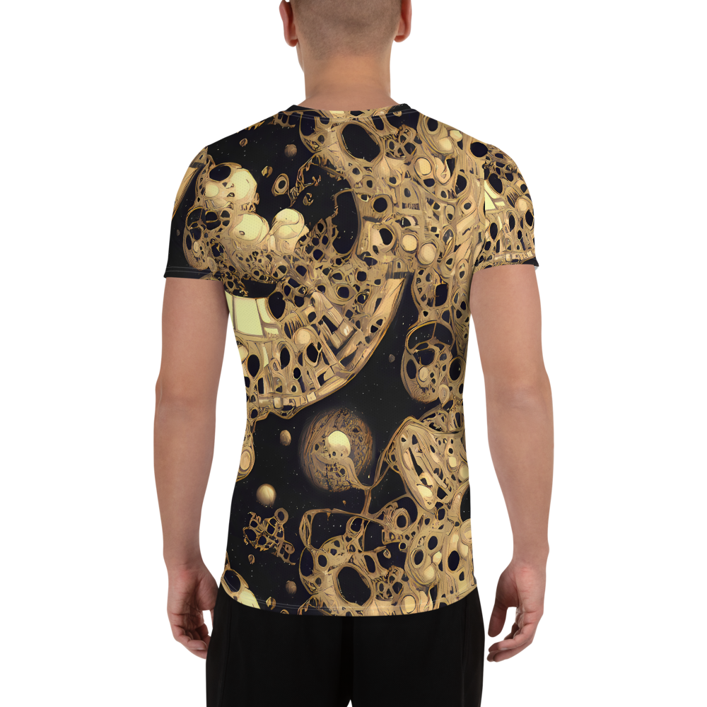 Men's Athletic T-Shirt - Baroque Orbit