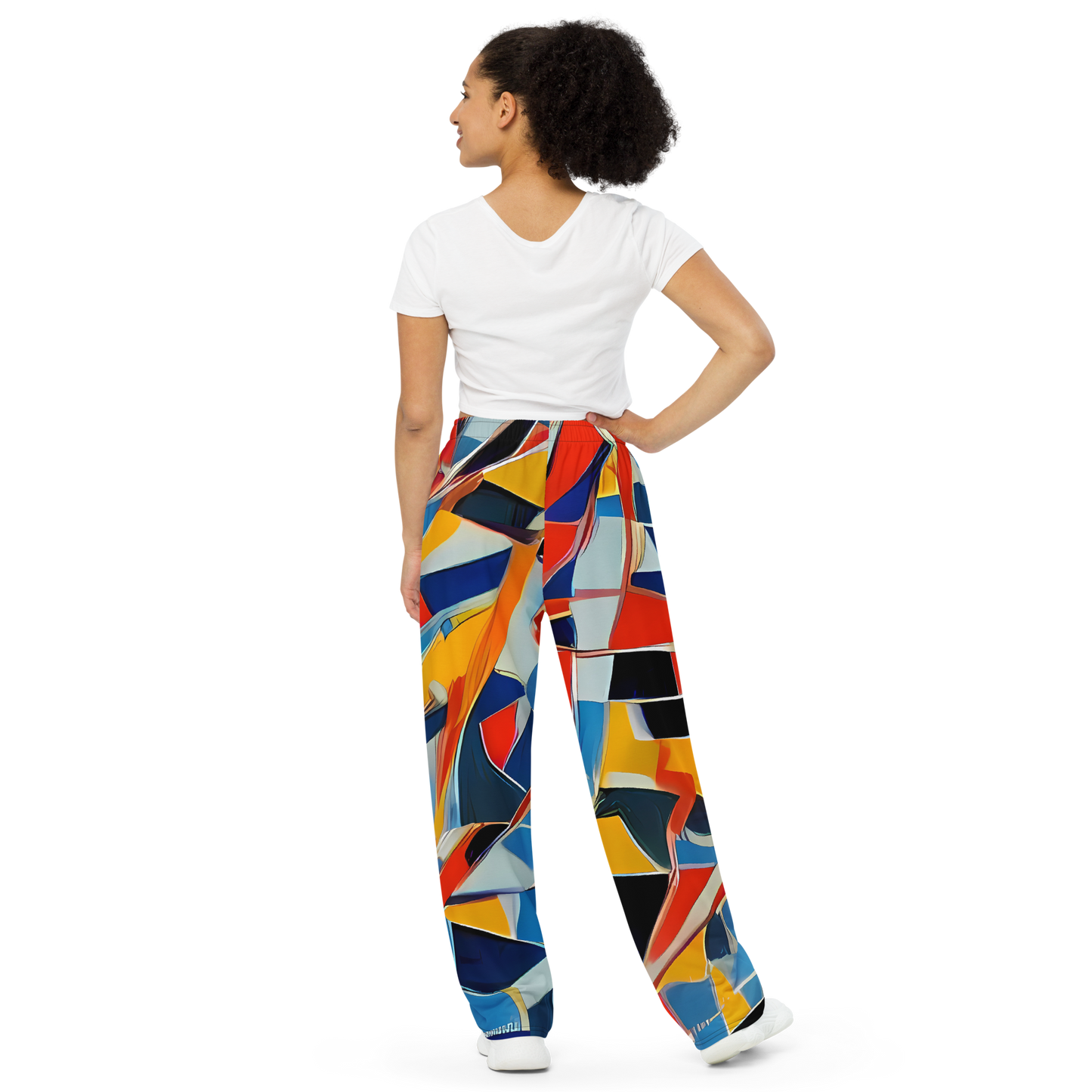 Wide-Leg Pants - Abstract Mingle