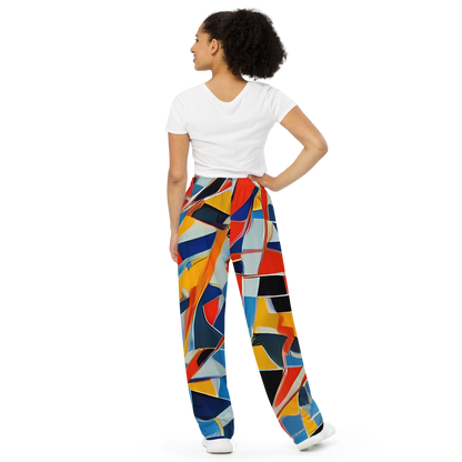 Wide-Leg Pants - Abstract Mingle