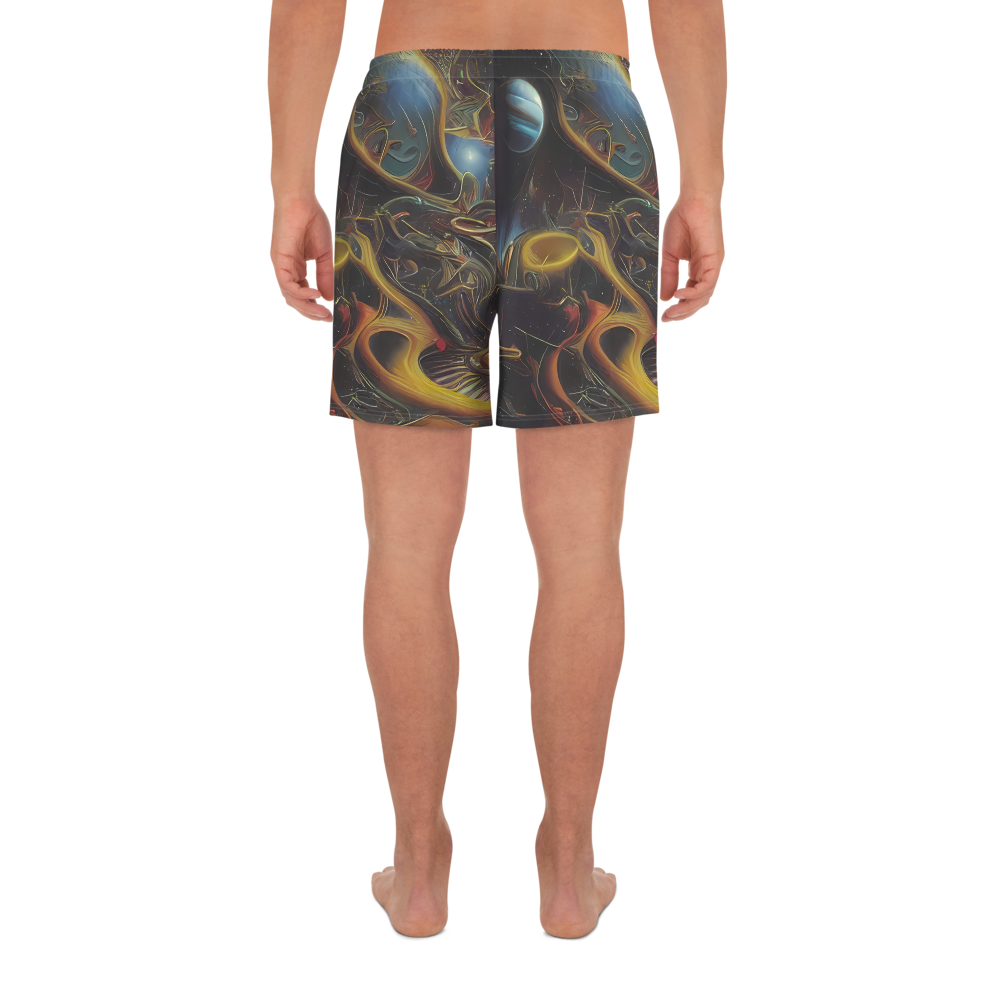 Men's Athletic Shorts - Galactic Swirl