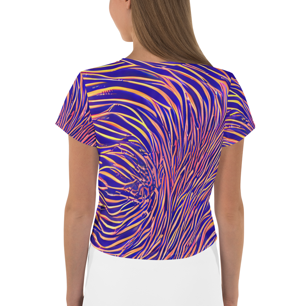 Women's Crop Tee - Vortex Strands