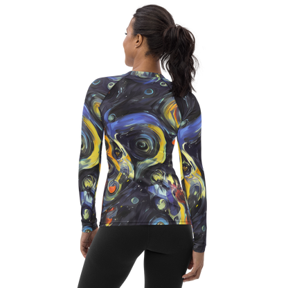 Women's Rash Guard - Corinthian Swirl