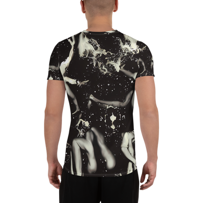 Men's Athletic T-Shirt - Newton's Silhouette