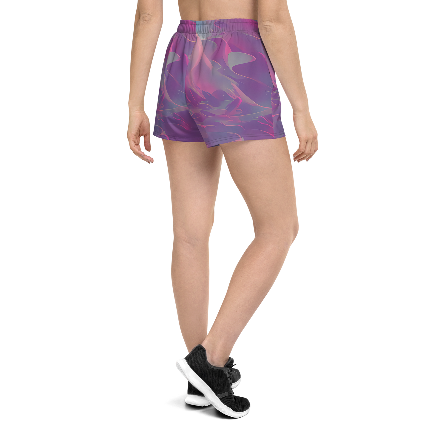 Women’s Athletic Shorts - Dreamscape Swirl