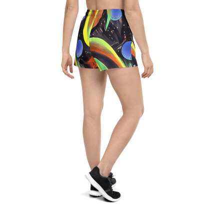 Women’s Athletic Shorts - Tenggren Whirl