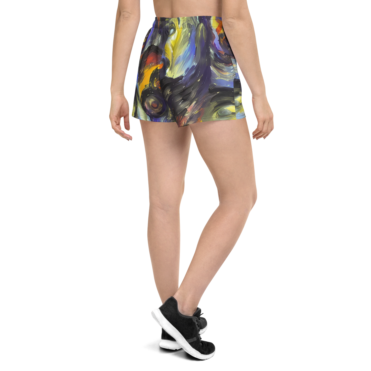 Women’s Athletic Shorts - Corinthian Gaze