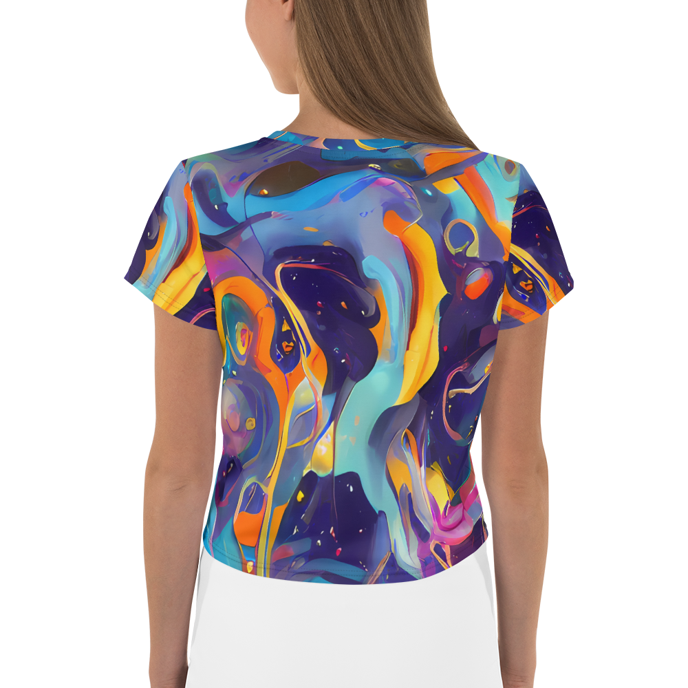 Women's Crop Tee - Whimsical Fusion