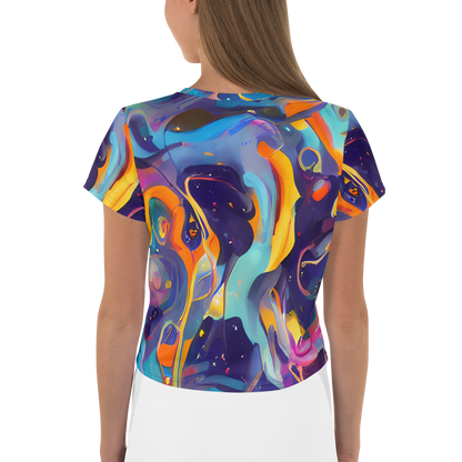 Women's Crop Tee - Whimsical Fusion