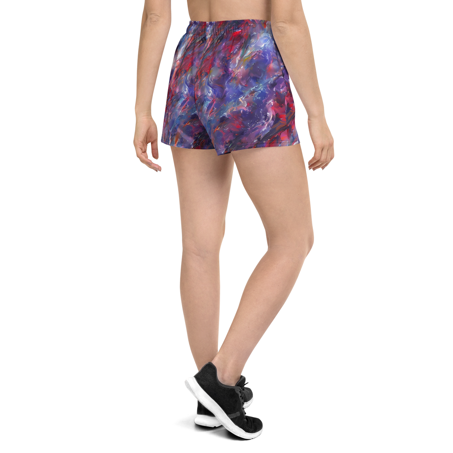 Women’s Athletic Shorts - Nihei Nightscape