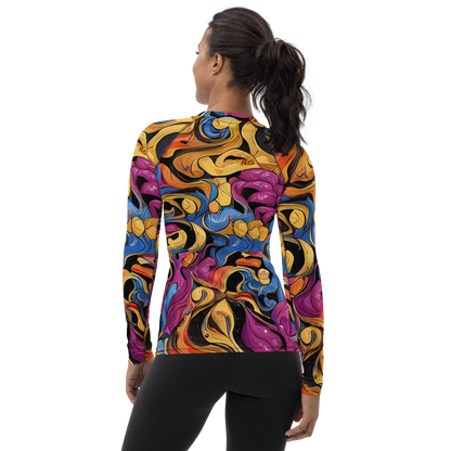 Women's Rash Guard - Bosschaert Whorls