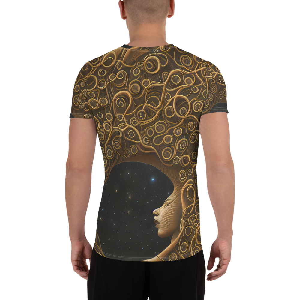 Men's Athletic T-Shirt - Ethereal Coils