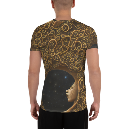 Men's Athletic T-Shirt - Ethereal Coils