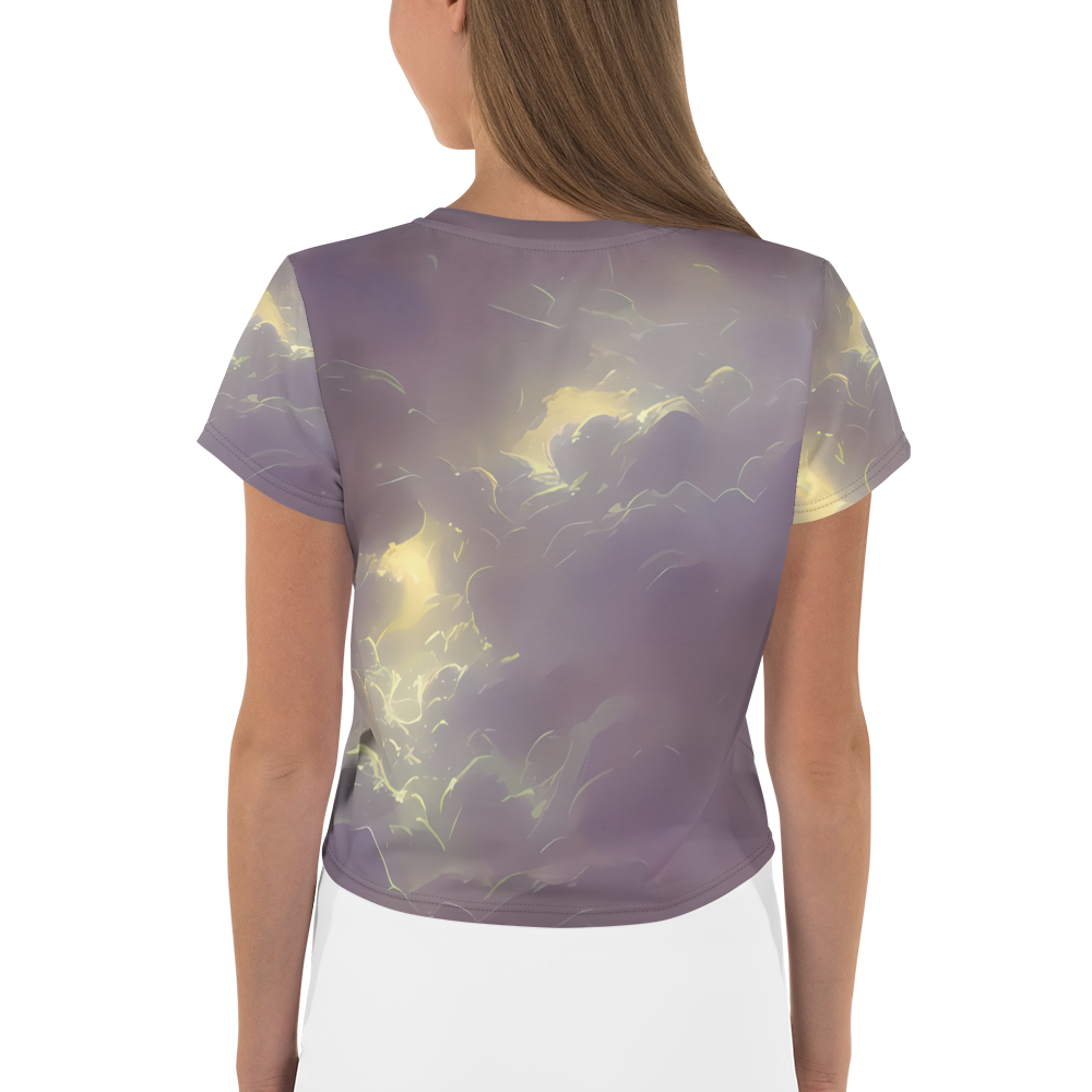 Women's Crop Tee - Stormy Muse