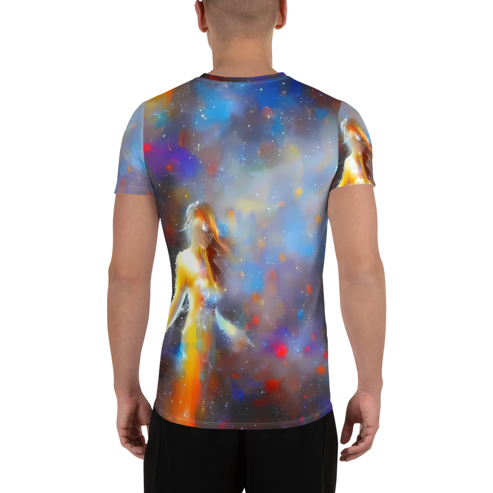 Men's Athletic T-Shirt - Impressionist Drift