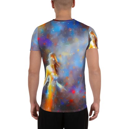 Men's Athletic T-Shirt - Impressionist Drift