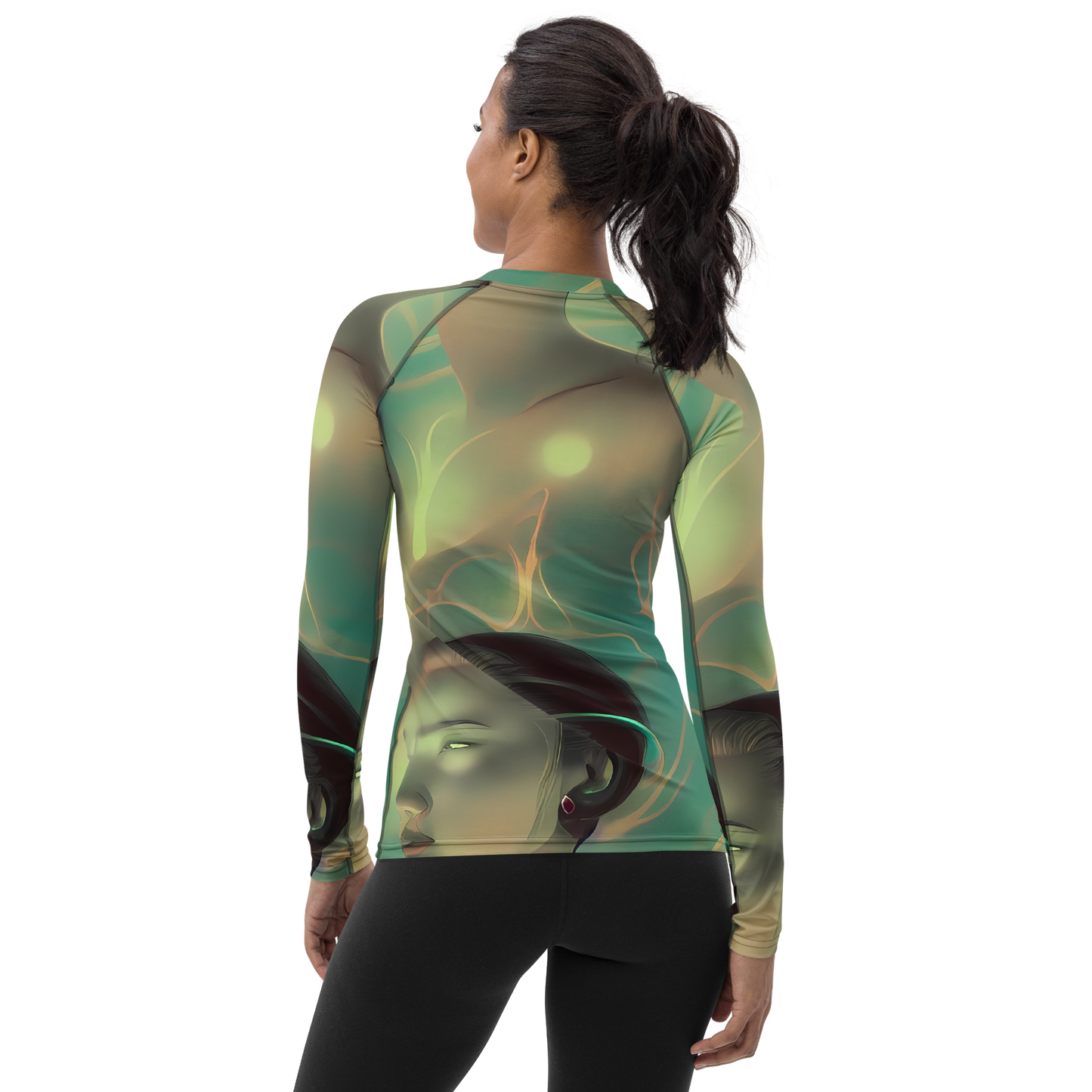 Women's Rash Guard - Spectral Whisper