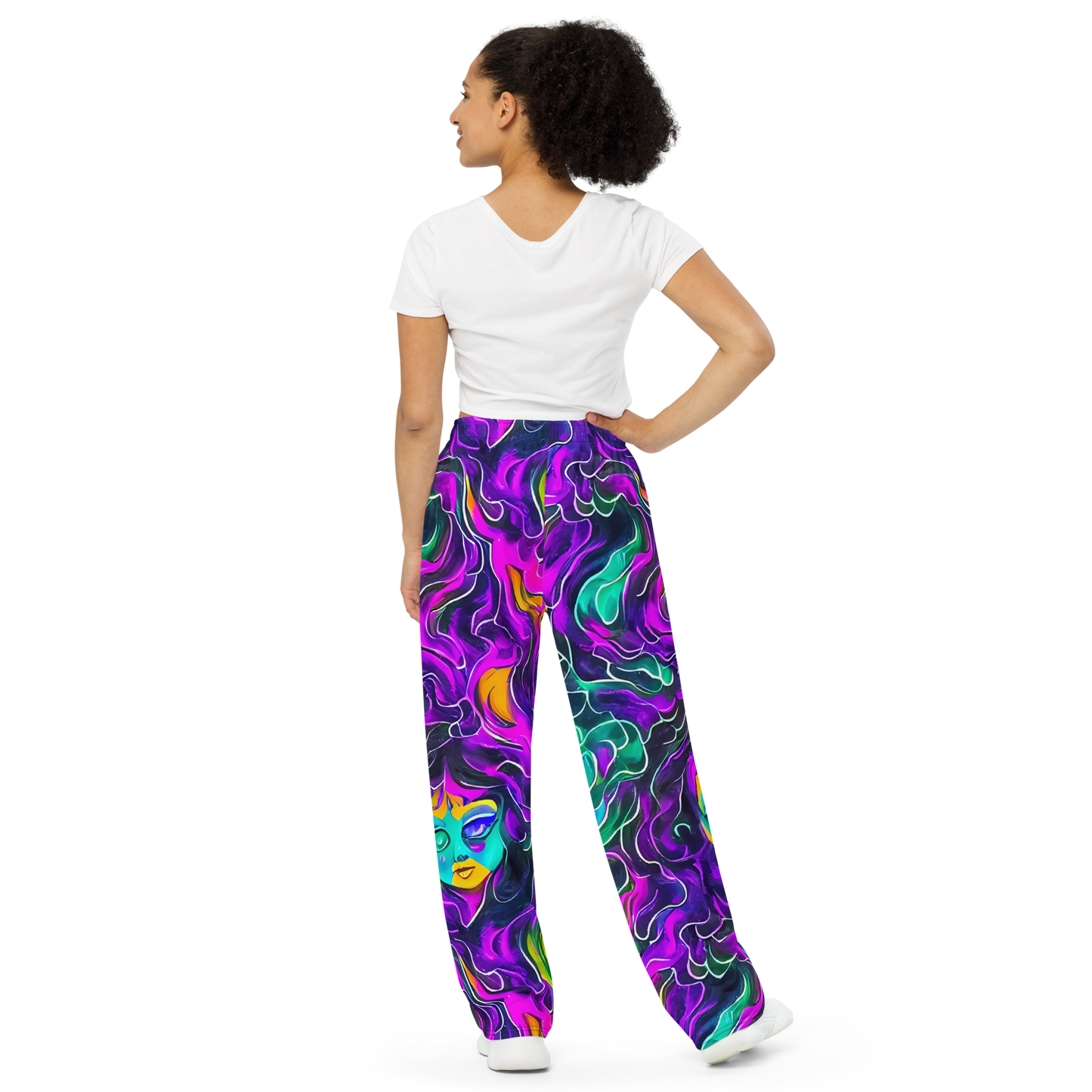 Wide-Leg Pants - Vortex Dream