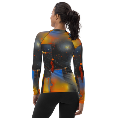 Women's Rash Guard - Monet's Matrix