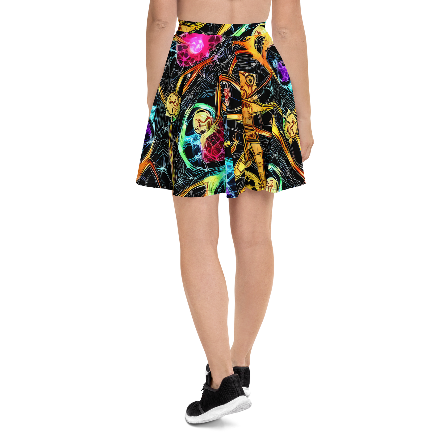 Skater Skirt - Psychedelic Pulsar