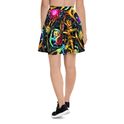 Skater Skirt - Psychedelic Pulsar